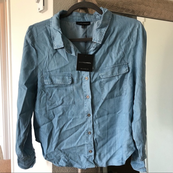 Button up denim shirt - Picture 2 of 3
